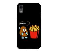 Custodia per iPhone XR Cosa è successo fratello?! patatine fritte divertenti