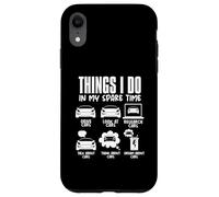 Custodia per iPhone XR Cose che faccio nel mio tempo libero Funny Carguy Mechanic