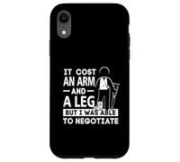 Custodia per iPhone XR Costa un braccio e un amputato gamba amputato protesica gamba amputazione