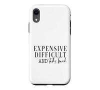 Custodia per iPhone XR Costoso difficile e parla di dire sfacciato
