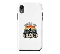 Custodia per iPhone XR Costruito nel silenzio lascia che il successo sia il rumore