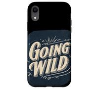 Custodia per iPhone XR Costume da emblema selvaggio che va bene