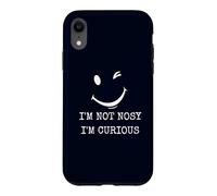 Custodia per iPhone XR Costume da scherzo umoristico con sarcasmo, non sono un ficcanaso