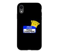 Custodia per iPhone XR costume di Halloween facile My Name Is PRINCE CHARMING Corona