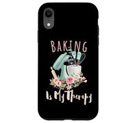 Custodia per iPhone XR Cottura è la mia terapia Cucina Bake Lover Cooking Baker Citazione