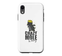 Custodia per iPhone XR Crazy Mole Lady Animal Tumulo