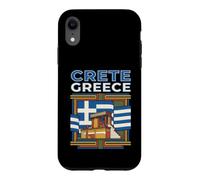 Custodia per iPhone XR Creta Grecia Bandiera Isola Grafico di viaggio