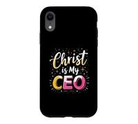 Custodia per iPhone XR Cristiano Imprenditore Piccolo Imprenditore Gesù Cristo