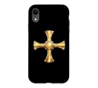 Custodia per iPhone XR Croce di Cuthbert - Antichi simboli cristiani