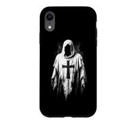 Custodia per iPhone XR Croce gotica con cappuccio del cavaliere sacro