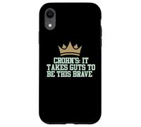 Custodia per iPhone XR Crohns Ci vuole coraggio per essere questa coraggiosa consapevolezza del guerriero