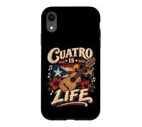 Custodia per iPhone XR Cuatro Is Life Puerto Rico Strumento Citazione