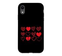 Custodia per iPhone XR Cuori Set Dodici Variazioni
