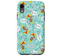 Custodia per iPhone XR Curious George Hello Rain All Over Print