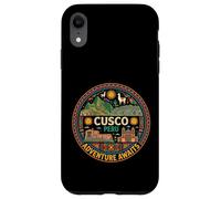 Custodia per iPhone XR Cusco Perù Round Travel Souvenir City Landmark Tourist Gift