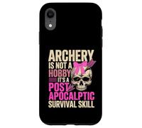 Custodia per iPhone XR Cute Archery Girl Not A Hobby It's Post Apocalyptic Skill
