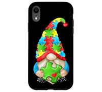 Custodia per iPhone XR Cute Autism Awareness Gnome Puzzle Piece For Autism Teacher