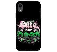 Custodia per iPhone XR Cute but Cursed - Design Kawaii Gotico Alternativo
