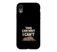 Custodia per iPhone XR Cute Capybara Stress Relief No Stress Chill Life Rilassante
