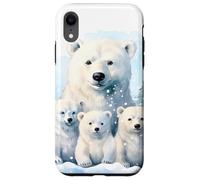 Custodia per iPhone XR Cute Christmas Polar Bear