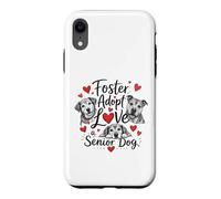 Custodia per iPhone XR Cute Foster Adopt Love Senior Dog Rescue