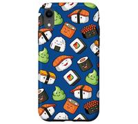 Custodia per iPhone XR Cute Kawaii Kids Womens Girls Cartoon Pattern Sushi Lover