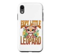 Custodia per iPhone XR Cute Little Leopard Cub Cute Baby Panther Big Cat