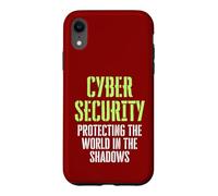 Custodia per iPhone XR Cyber Security Hacker etico Proteggere il mondo in ombra