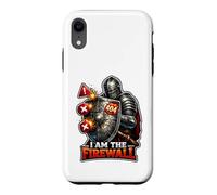 Custodia per iPhone XR Cyber Sentinel Knight protegge il tuo regno digitale