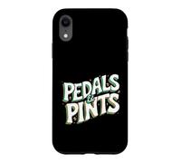 Custodia per iPhone XR Cyclist Beer Lover Pedals & Pints Bike Brew