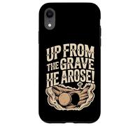 Custodia per iPhone XR Dalla tomba si alzò la tomba vuota della risurrezione cristiana