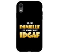 Custodia per iPhone XR Danielle Costume IDGAF Meme Funny Halloween For Dani
