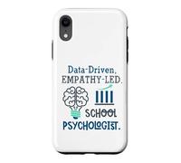 Custodia per iPhone XR Data-Driven Empathy-Led School Psychologist Brain Graphic