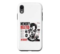 Custodia per iPhone XR Dati cancellati dalla memoria Corrotto Cyber Glitch Dystopian Art