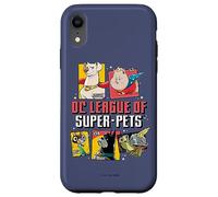 Custodia per iPhone XR DC League of Super-Pets Crypto, PB, Chip, Ace and Merton