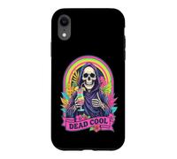 Custodia per iPhone XR Dead Cool Tristo Mietitore Scheletro Summerween Beach Cocktail