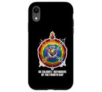 Custodia per iPhone XR DeColores Cursillo Rainbow Rooster Cattolico