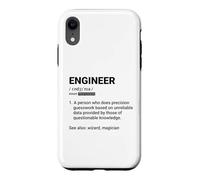 Custodia per iPhone XR Definizione Ingegnere Divertente Sarcastico STEM Nerd Scienza Matematica