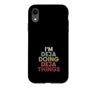 Custodia per iPhone XR Deja Name Deja Personalized Name First Given