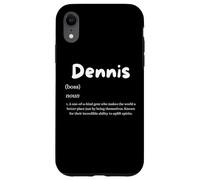 Custodia per iPhone XR Dennis Definition Personalized Name Denny Costume For Dennis
