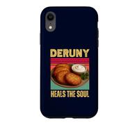Custodia per iPhone XR Deruny guarisce l'anima divertente frittella di patate ucraino cibo