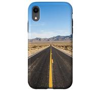 Custodia per iPhone XR Desert Highway Lungo Rettilineo Strada Vasto Paesaggio