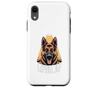 Custodia per iPhone XR Design fedele alla fedeltà del cane da pastore tedesco AF