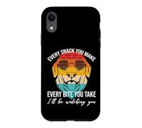 Custodia per iPhone XR Design retrò con cane - ogni morso che prendi, io sarò guardando te.