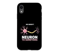Custodia per iPhone XR Detto divertente Nerd pensa a qualcosa al neurone