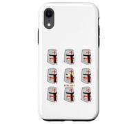 Custodia per iPhone XR Deus Vult Dio Vuole E Crociata Casco Medioevo