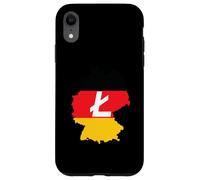 Custodia per iPhone XR Deutschland Litecoin German Flag Cryptocurrency Litecoin LTC
