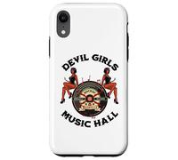 Custodia per iPhone XR Devil PinUp Girl 1950's Rock Roll Rockabilly Uomo Donna