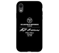 Custodia per iPhone XR Dichiarazione di indipendenza della firma di William Williams