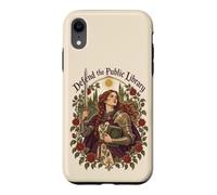 Custodia per iPhone XR Difendi la lettura degli amanti del libro della biblioteca pubblica